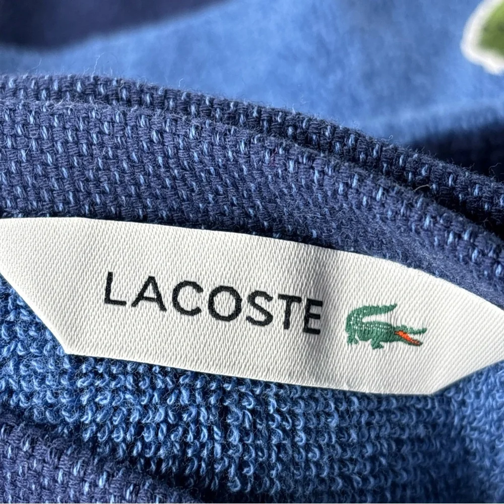 Lacoste Navy Bath Towel